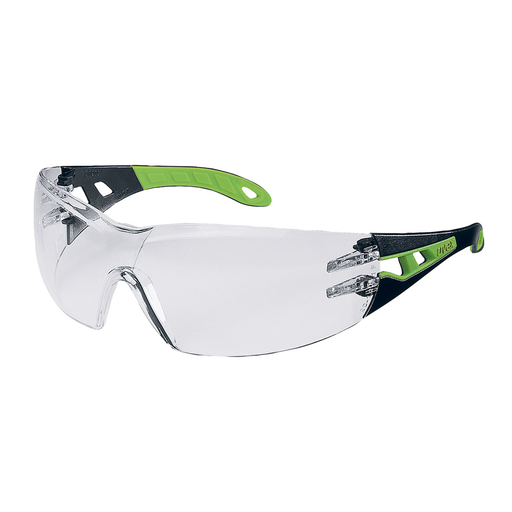 GX216873_Schutzbrille_Uvex_Pheos_schwarzgruen_St Schutzbrille Uvex Pheos schwarz/grün St
