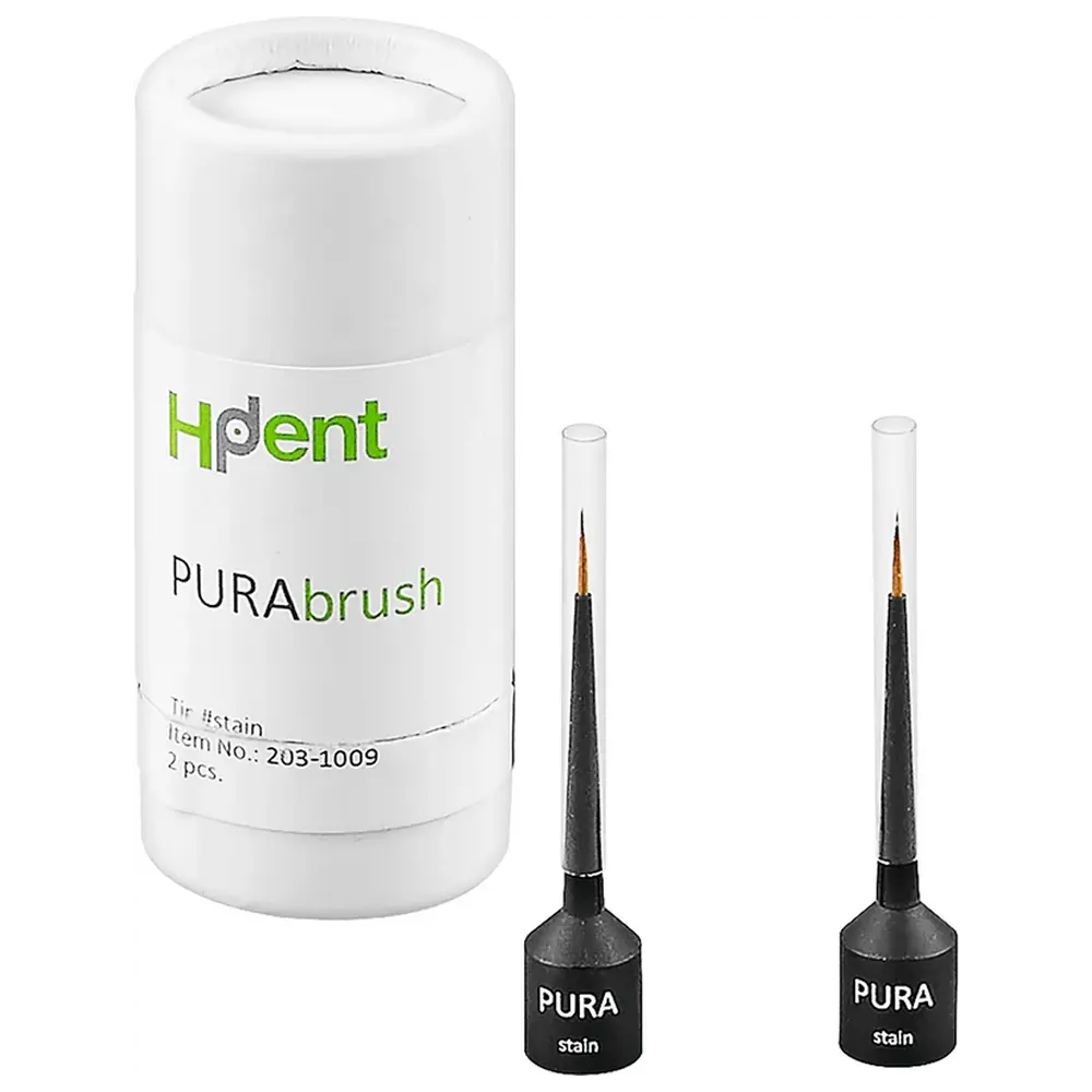 HPdent PURA.brush - Packung 2 Pinselspitzen für stain