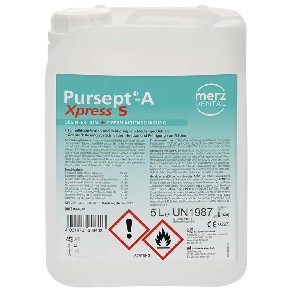 219514_Pursept_A_Xpress_S__Kanister_5_Liter_Desinfektion Merz Dental Pursept® -A Xpress S - Kanister 5 Liter Desinfektion