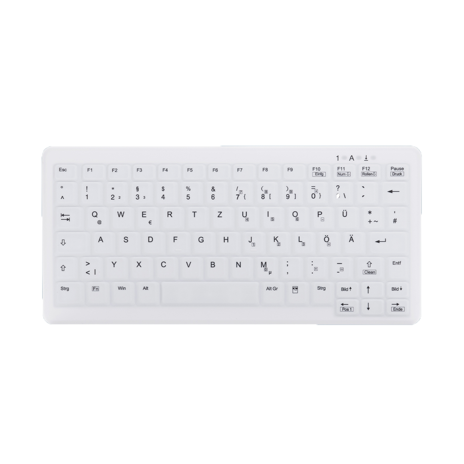 Tastatur Mini Notebook St. Funk weiß St