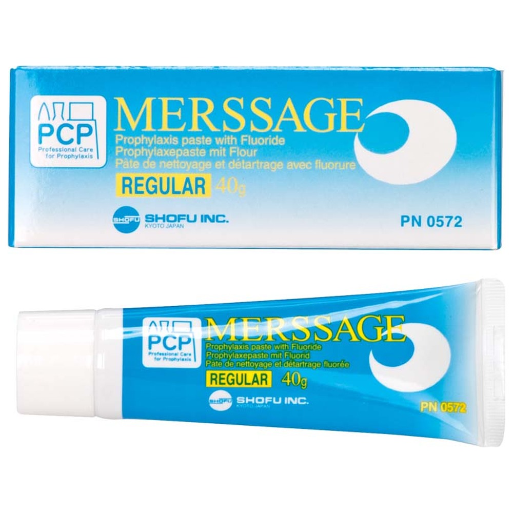 SHOFU MERSSAGE - Tube 40 g Pfefferminze, mit Fluorid