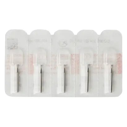 Edenta Diamanten 822 - Packung 5 Stück Standard, FG, Figur 237 Birne, 2 mm, ISO 010