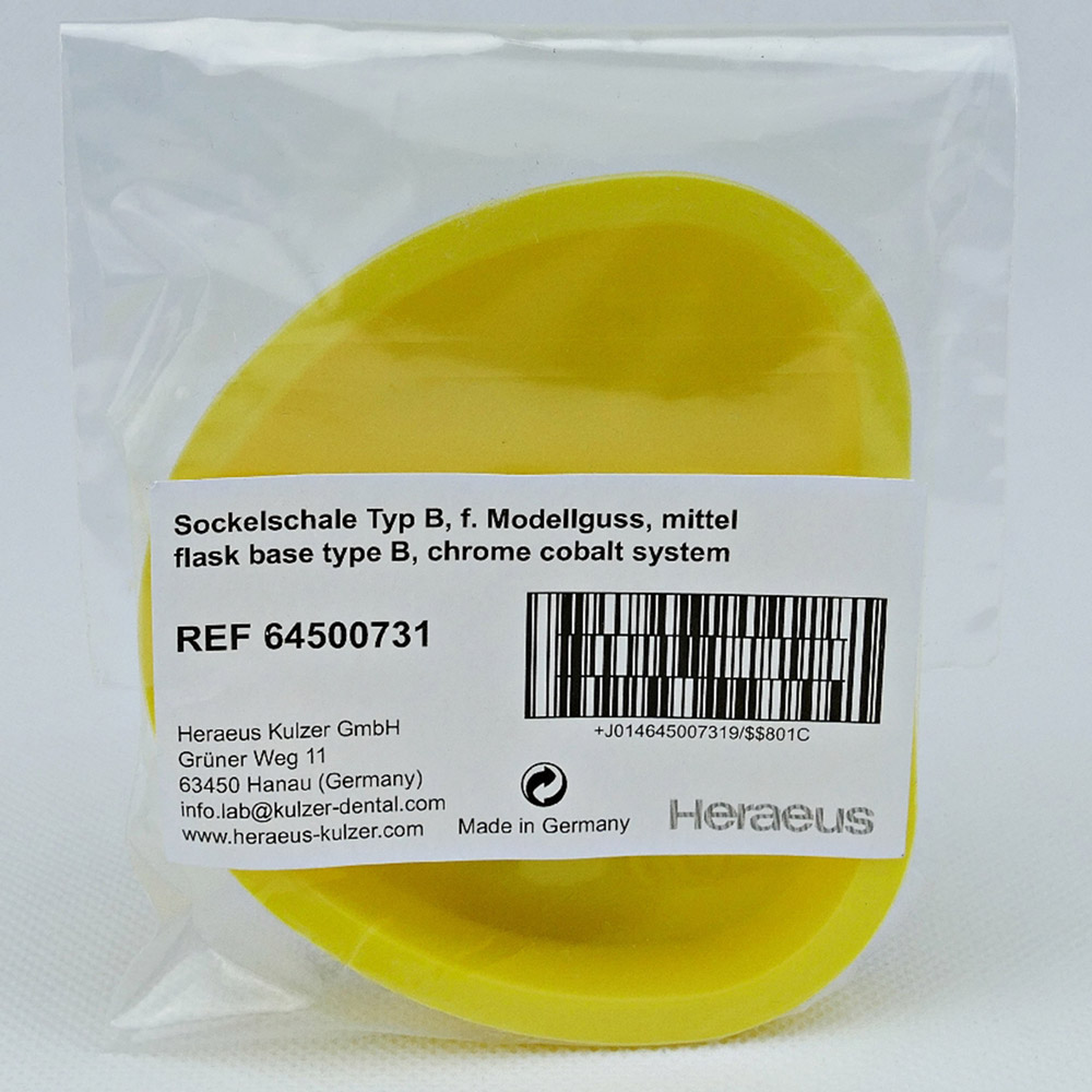 Dublierküvette Typ B Sockelschale St