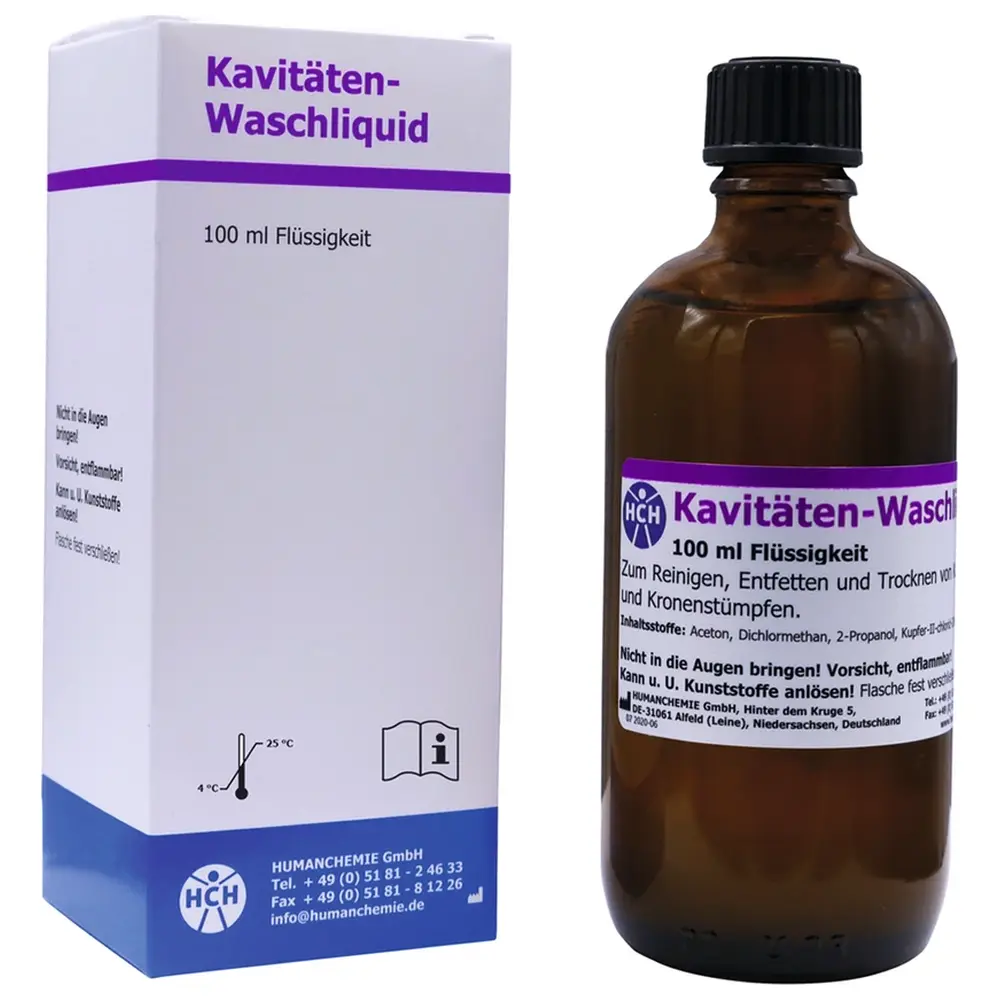 HUMANCHEMIE Kavitäten-Waschliquid - Flasche 100 ml HUMANCHEMIE Kavitäten-Waschliquid - Flasche 100 ml