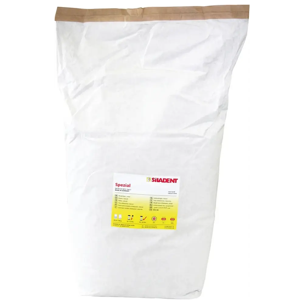 SILADENT Spezial Alabastergips - Sack 25 kg Gips