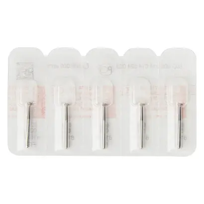Edenta Diamanten 808 - Packung 5 Stück Standard, FG, Figur 014 umgekehrter Kegel, 0,8 mm, ISO 023