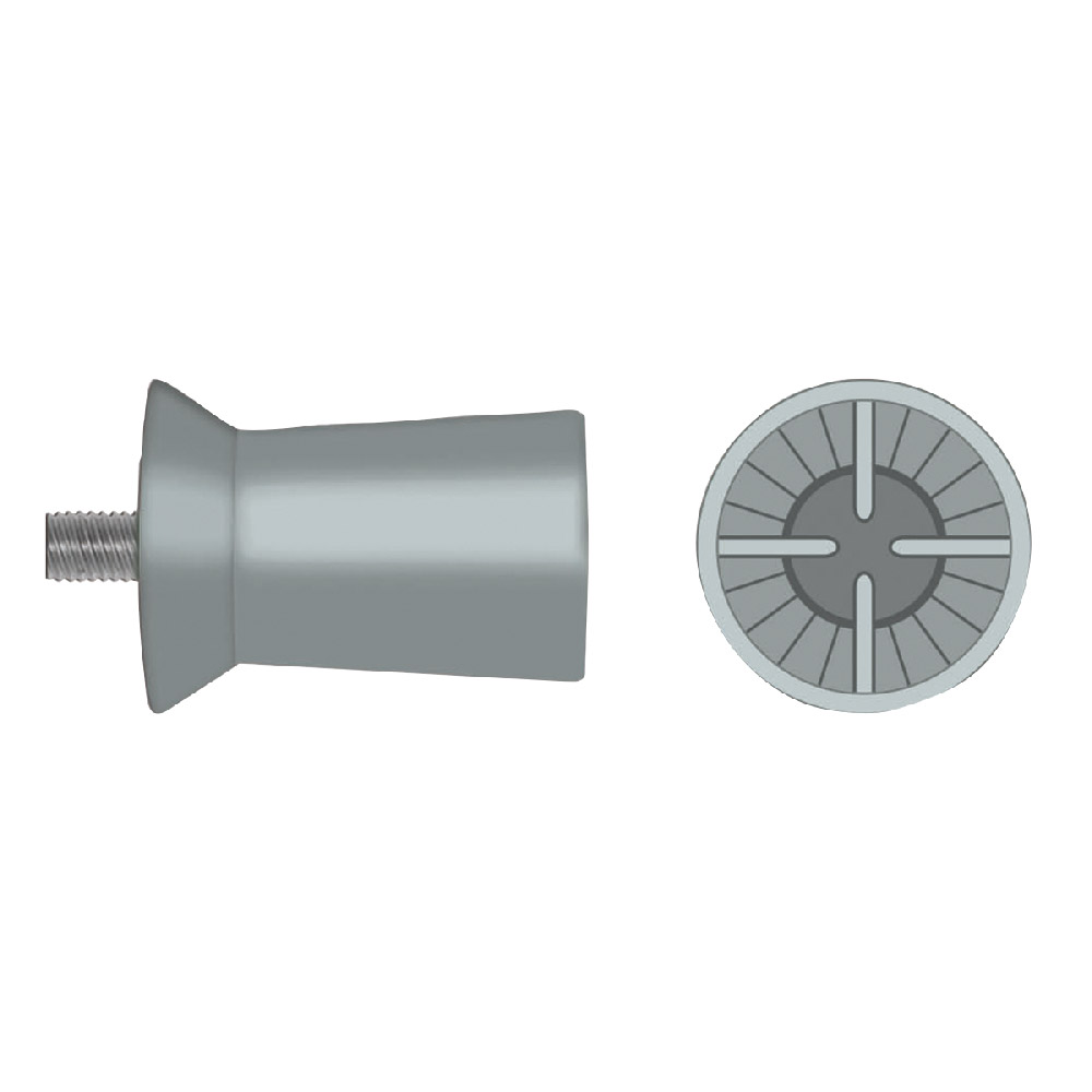 Prophy-Cup Screw-Type 9001 h-grau 120St