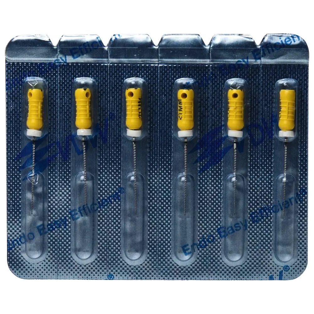 VDW STERILE K-Feilen - Blisterpackung 6 Stück 21 mm ISO 020