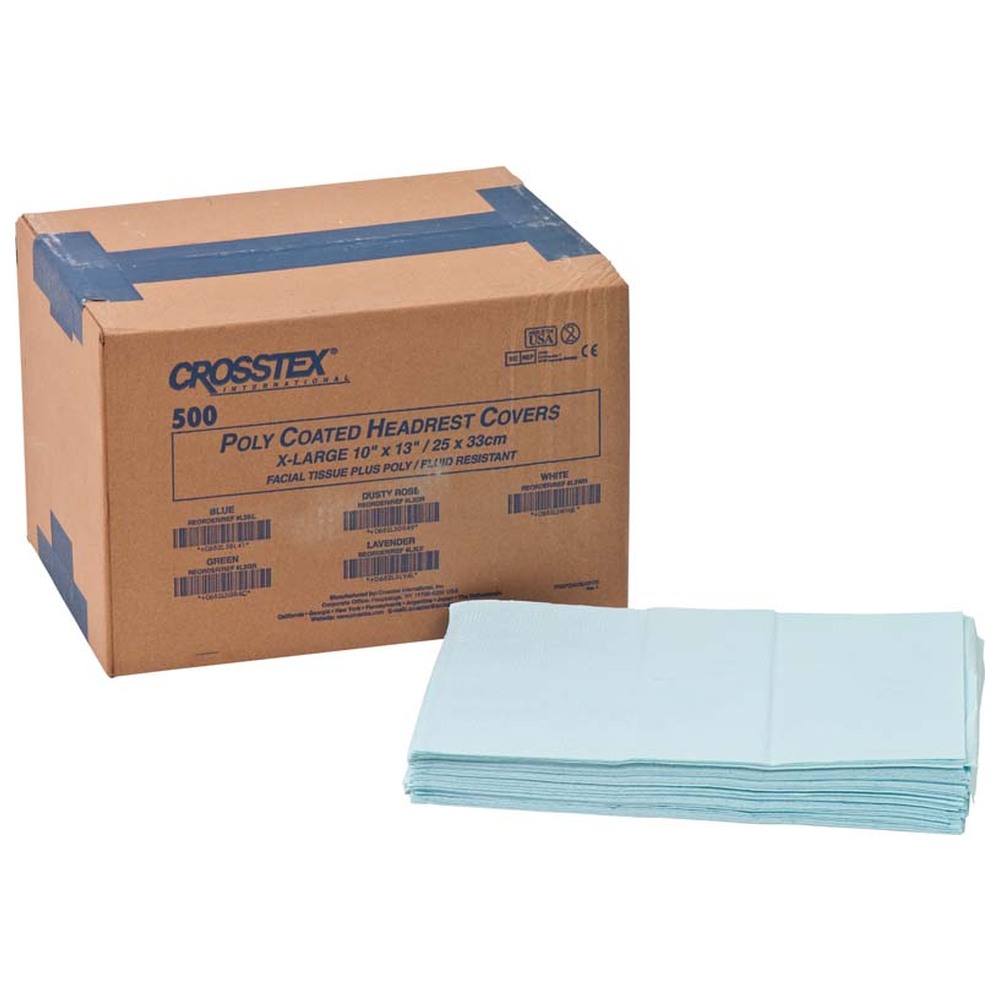 Omnia Crosstex Tücher - Karton 500 Stück blau, 25 x 33 cm