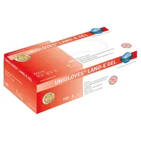 Unigloves LANO-E GEL® - Packung 100 Stück puderfrei, naturlatex, S