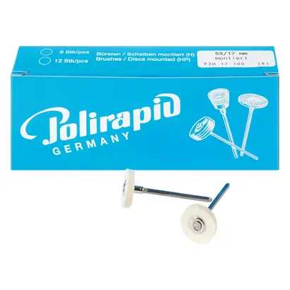 Polirapid Dr. Montemerlo GmbH & Co. KG Filzrad montiert f.HP 3,5/17mm Nr.59 H Pa 6