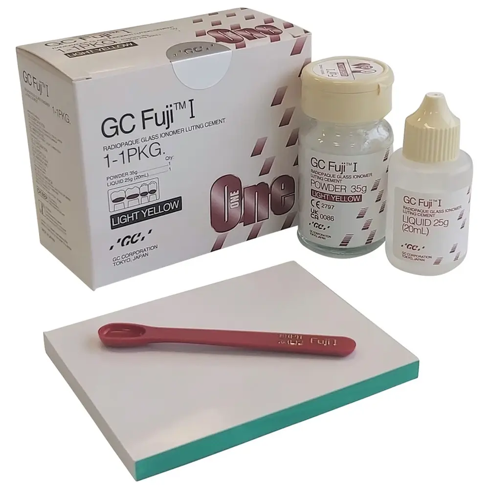 GC Fuji I - Packung 35 g Pulver, 20 ml Flüssigkeit, Zubehör