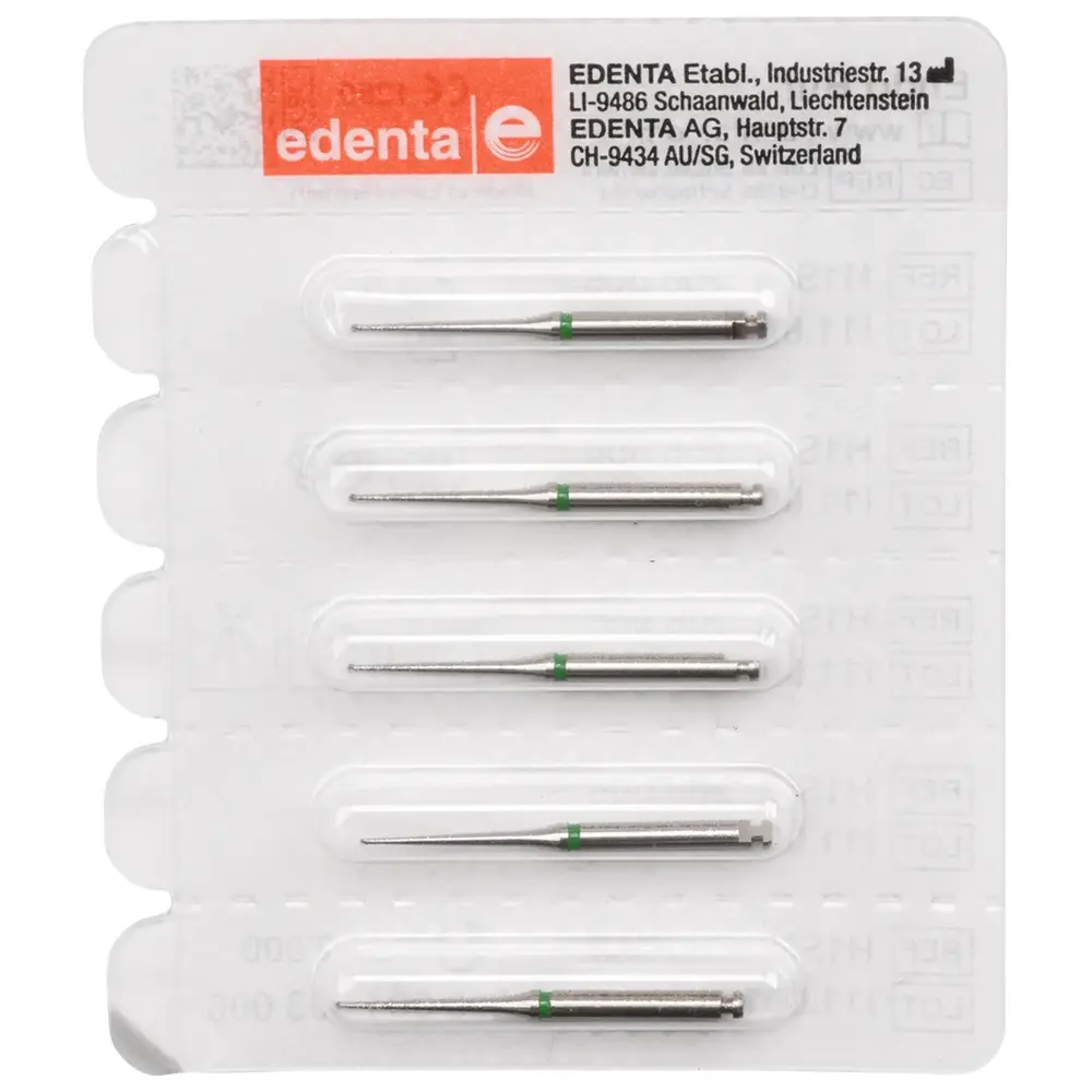 Edenta Endobohrer H1SNL - Packung 6 Stück RAXL, Figur 001, ISO 006