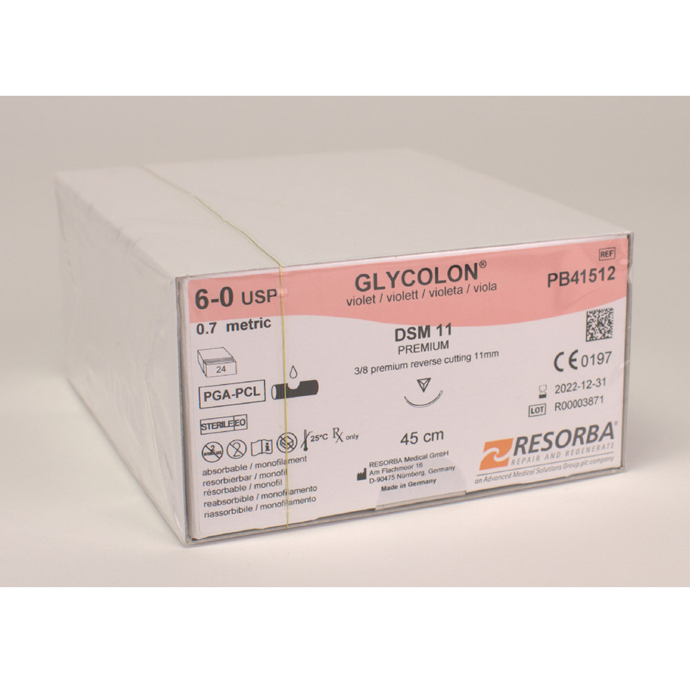 GX214763_Glycolon_violett_60_DSM11_2Dtz Glycolon violett 6/0 DSM11 2Dtz