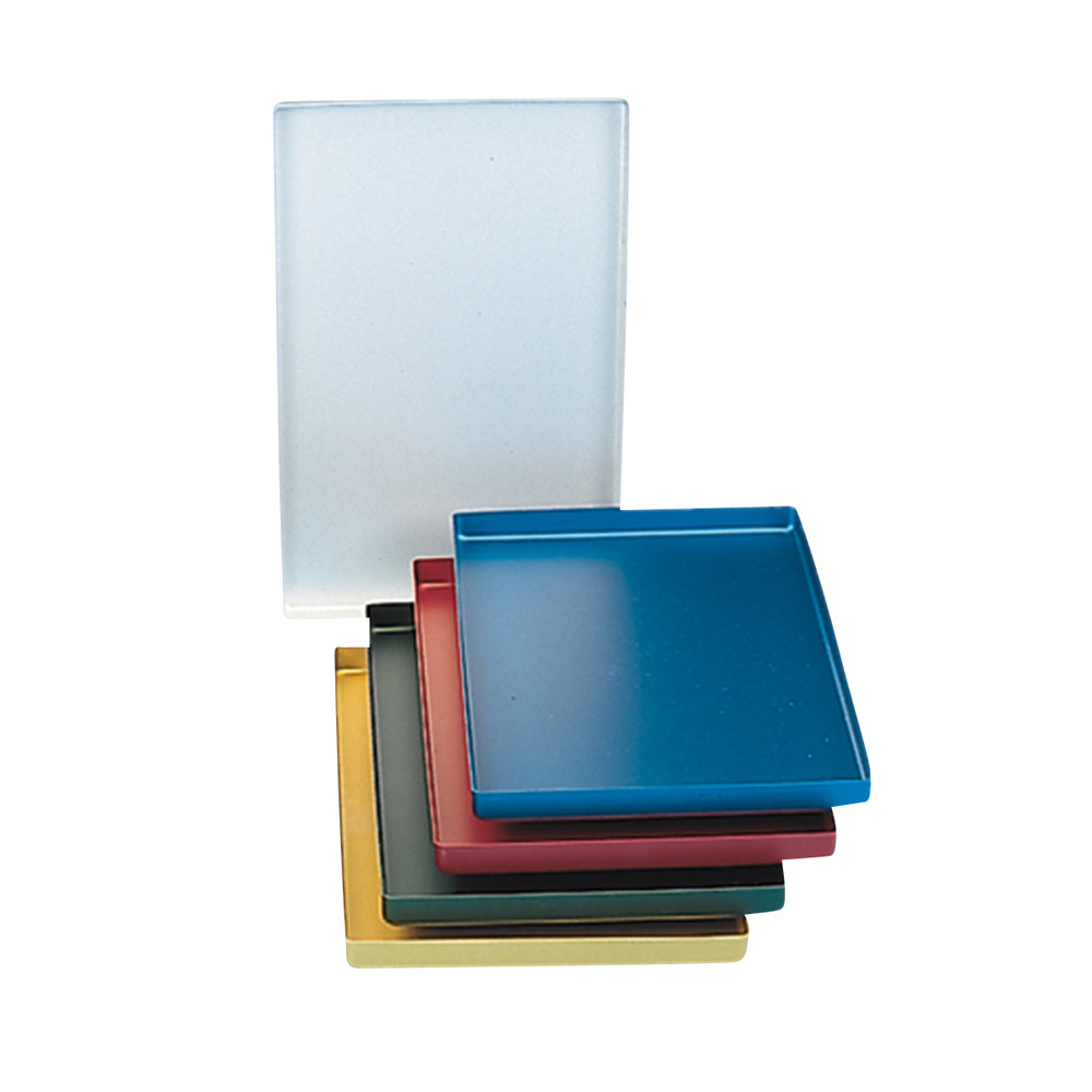 Tray Boden Alu ungelocht grün 28x18 St