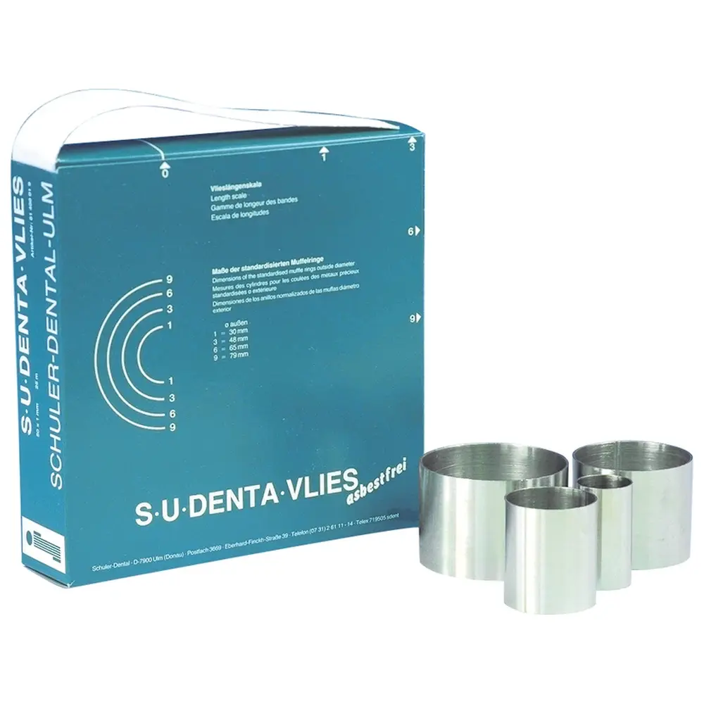 SCHULER-DENTAL S-U-DENTA-VLIES - Spenderbox 25 m Rolle, 50 mm breit, 1 mm stark
