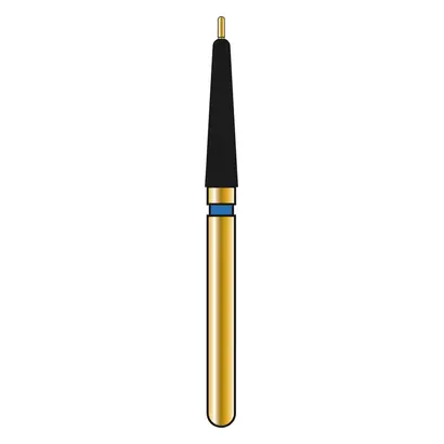 COLTENE DIATECH Diamanten G856P - Packung 5 Stück blau mittel (M), FG, Figur 508 Konus rund mit Zapfen, 8 mm, ISO 018