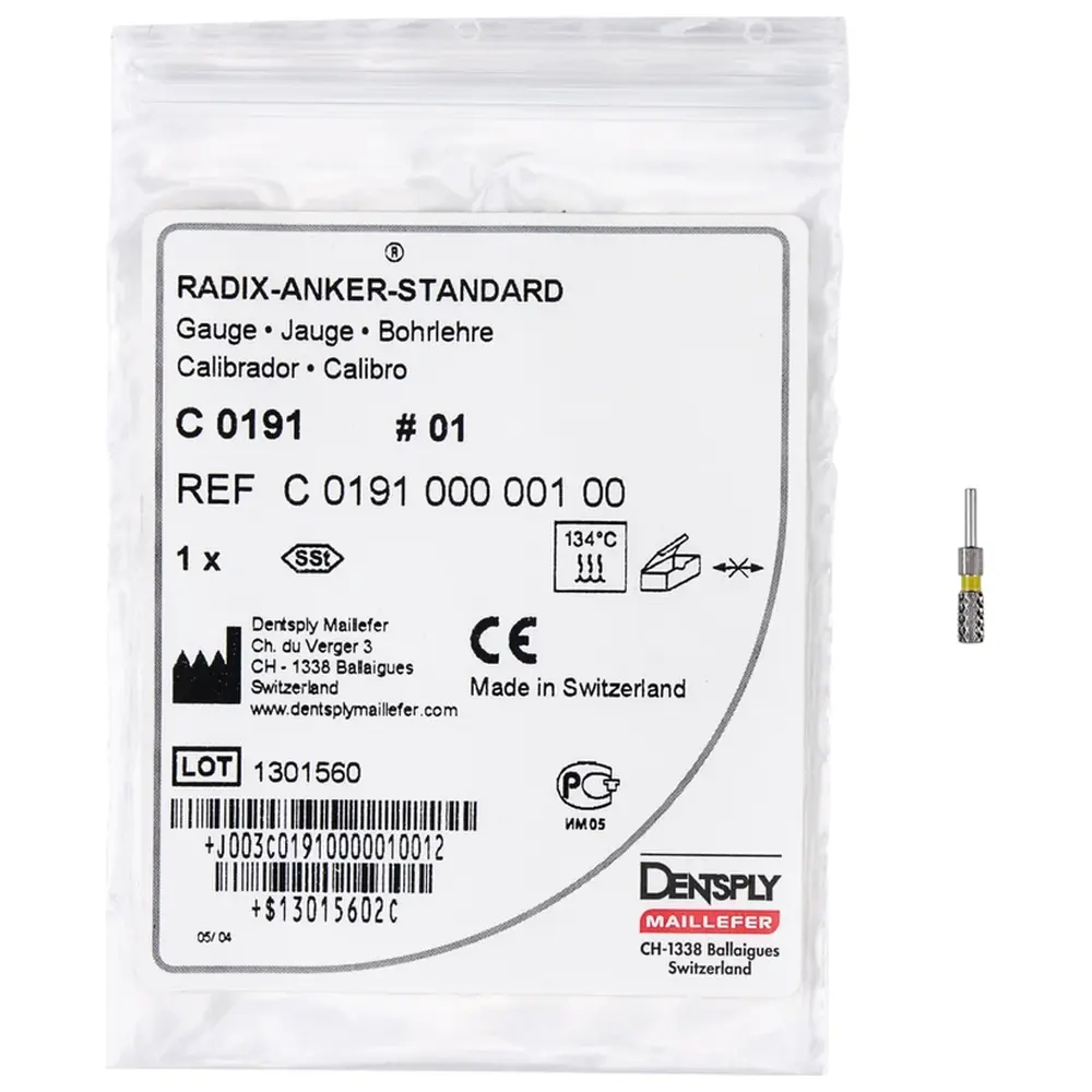 Dentsply Sirona RADIX-ANKER-STANDARD - Stück Messlehre 1