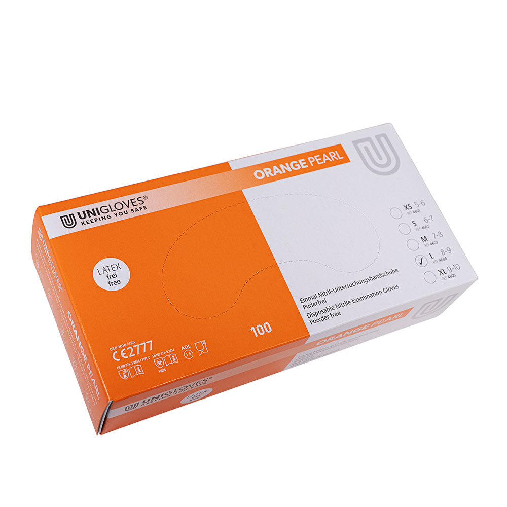 Nitril Orange Pearl L 100St