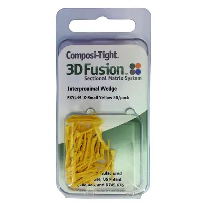Garrison Dental Solutions Composi-Tight 3DF.Wedge gelb Pa 50 Garrison Dental Solutions Composi-Tight 3DF.Wedge gelb Pa 50