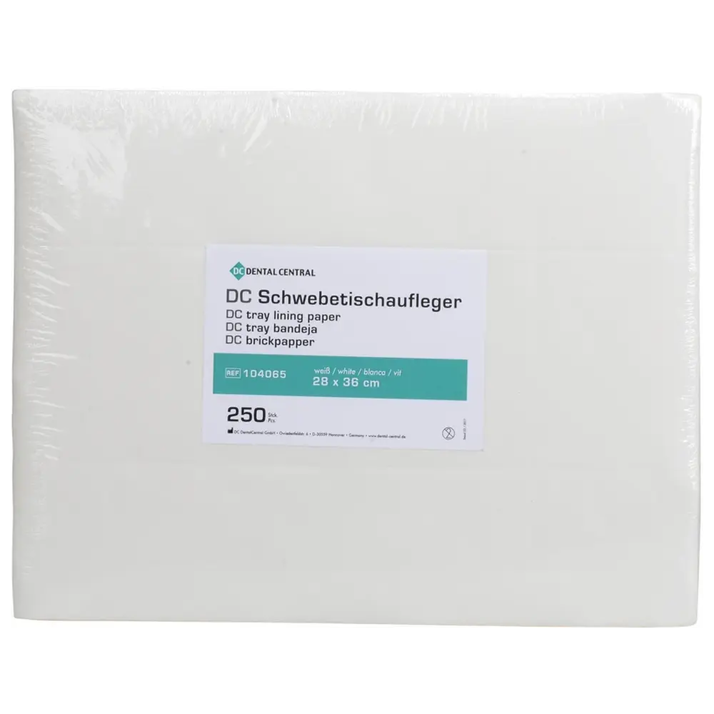 DC Dental Central DC Schwebetischaufleger - Packung 250 Stück weiß, 28 x 36 cm