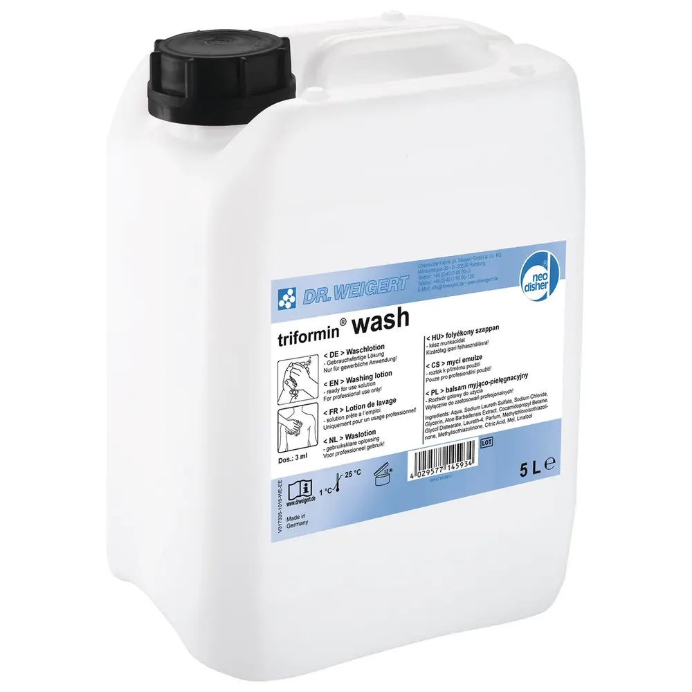 Dr. Weigert triformin® wash - Kanister 5 Liter Dr. Weigert triformin® wash - Kanister 5 Liter
