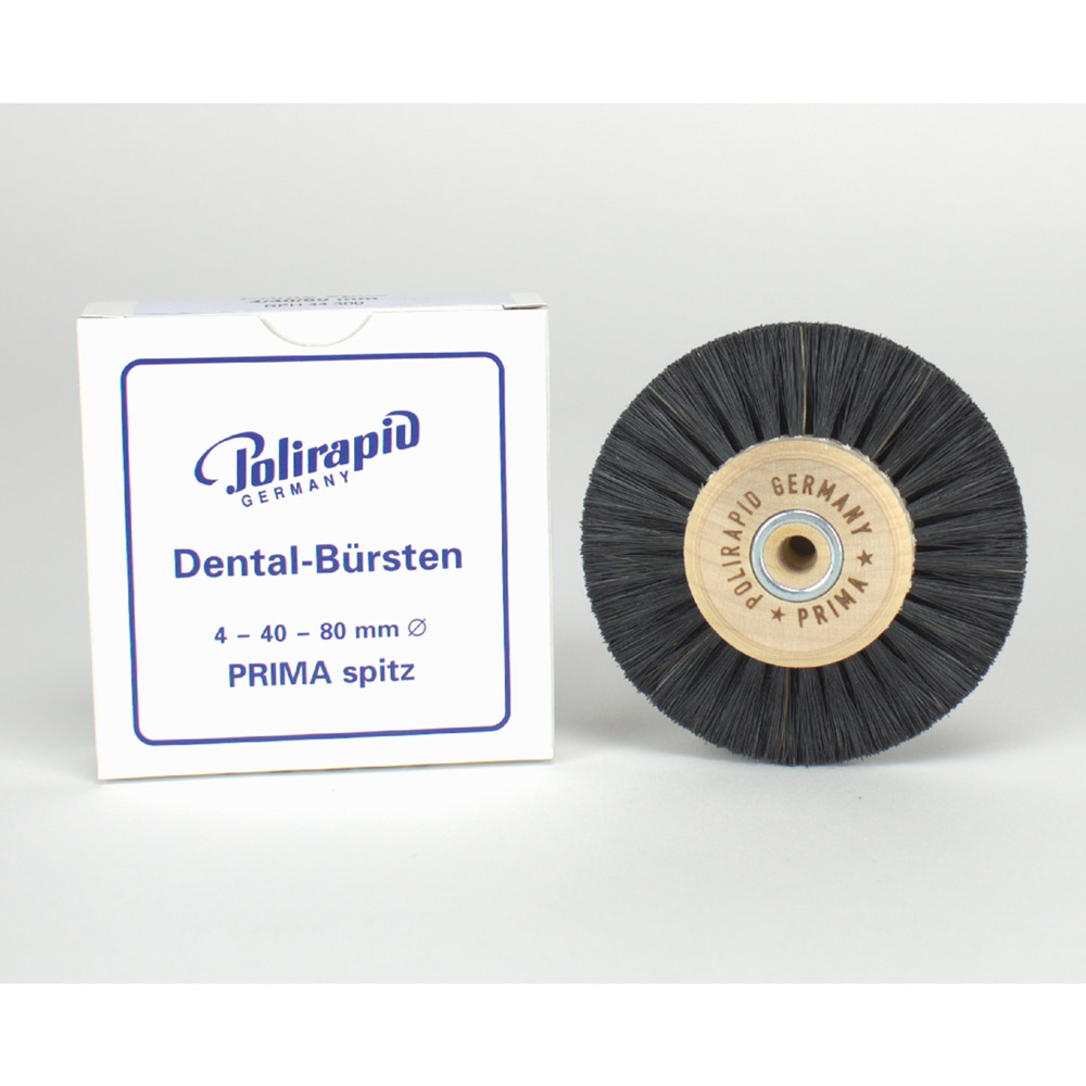 Polierbü.PRIMA spitz HK 4/Ø40/80mm St
