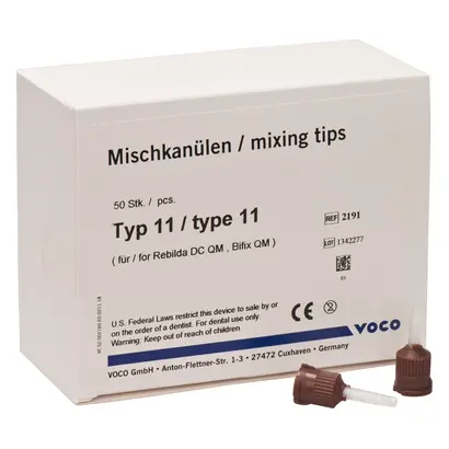 VOCO Mischkanülen Typ 11 - Packung 50 Stück braun, Typ 11