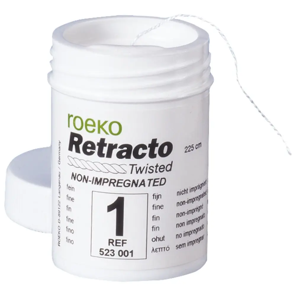 COLTENE roeko Retracto, gedreht - Packung 225 cm Retraktionsfaden nicht imprägniert fein