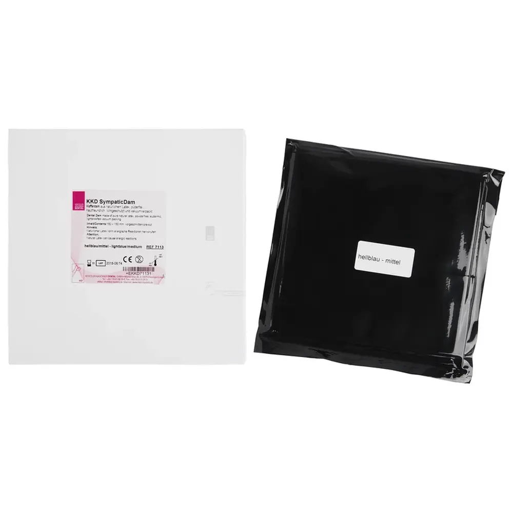 Kentzler-Kaschner KKD® SympaticDam - Packung 36 Stück, hellblau, mittel