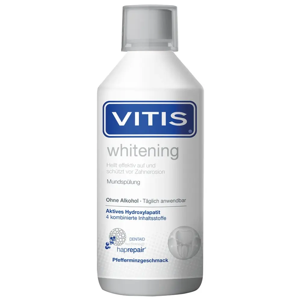 DENTAID VITIS® whitening Mundspülung - Flasche 500 ml