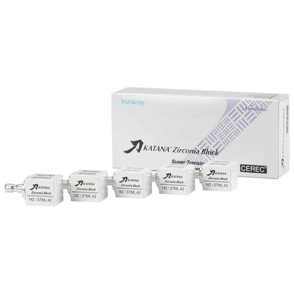 Kuraray Noritake KATANA™ Zirconia Block - Packung 5 Stück Größe 14Z, NW