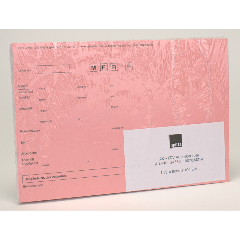 Anschriftaufkleber rosa 560 100St