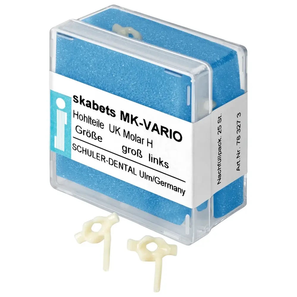SCHULER-DENTAL skabets MK-VARIO - Nachfüllpackung 25 Stück Unterkiefer Molar H groß links