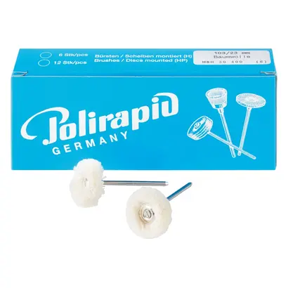 Polirapid Dr. Montemerlo GmbH & Co. KG Miniaturbürste m.HP 103/23mm H Baumwollgarn Pa 6