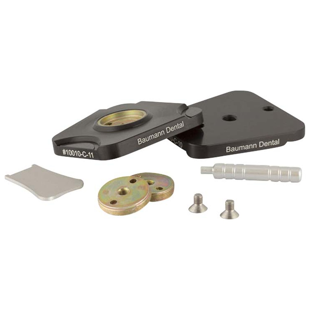 Baumann Dental Splitex¹ kompatible Magnetplattenset - Artex¹ Carbon - Set Plattensystem