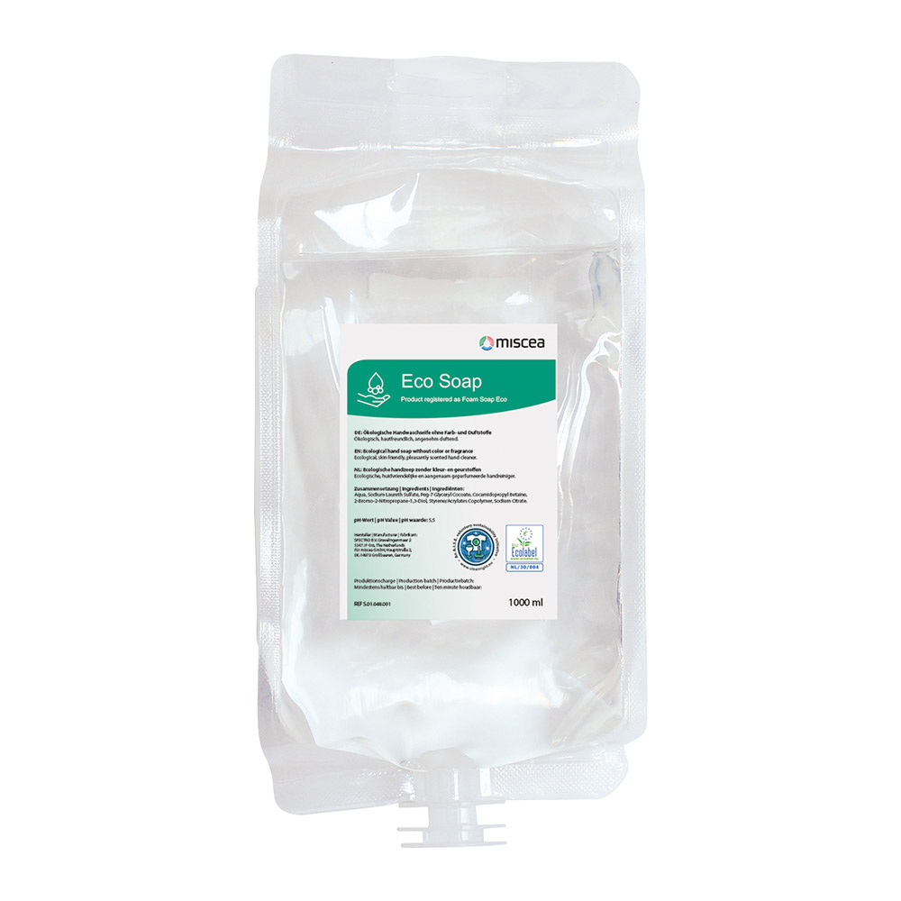 GX232745_miscea_Eco_Soap_1000_ml_Softbag__1Ltr miscea Eco Soap 1000 ml Softbag 1Ltr
