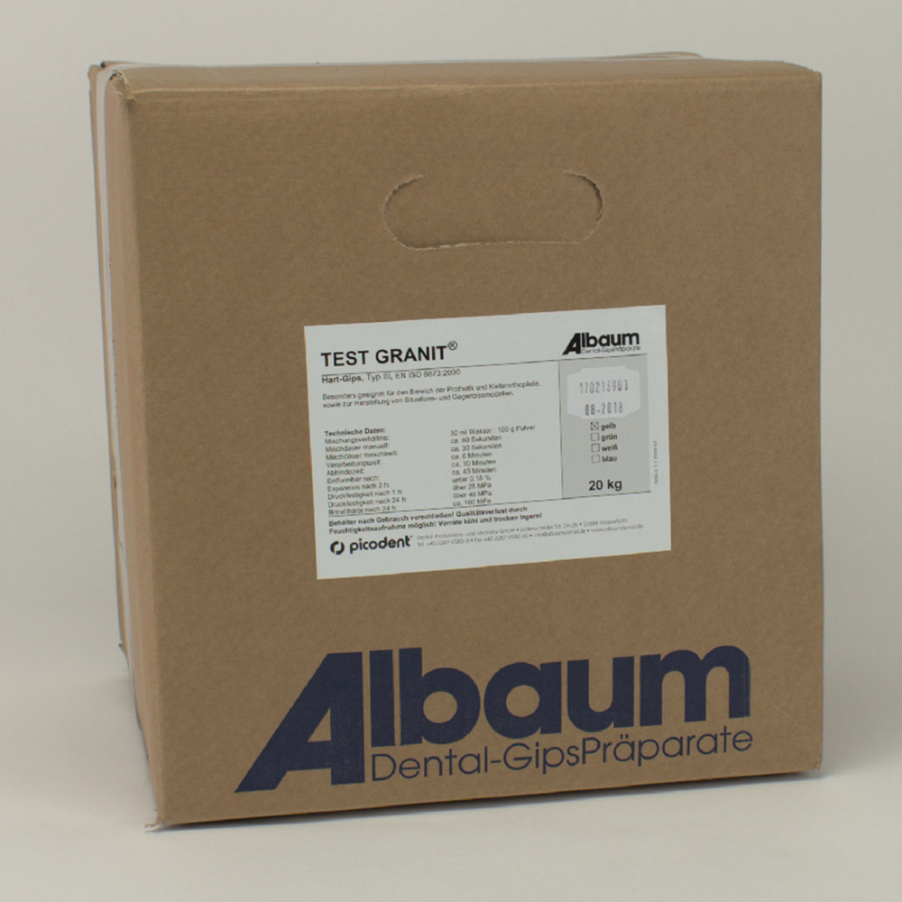 Test Granit gelb 20Kg Karton