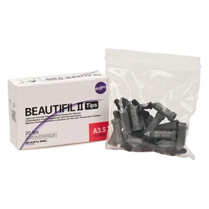 Shofu Inc. Beautifil II A3,5 Tips Pa20x0,25g