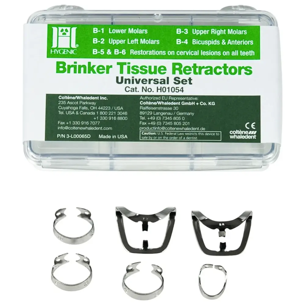 COLTENE HYGENIC® Brinker Geweberetraktoren Klammern - Sortiment