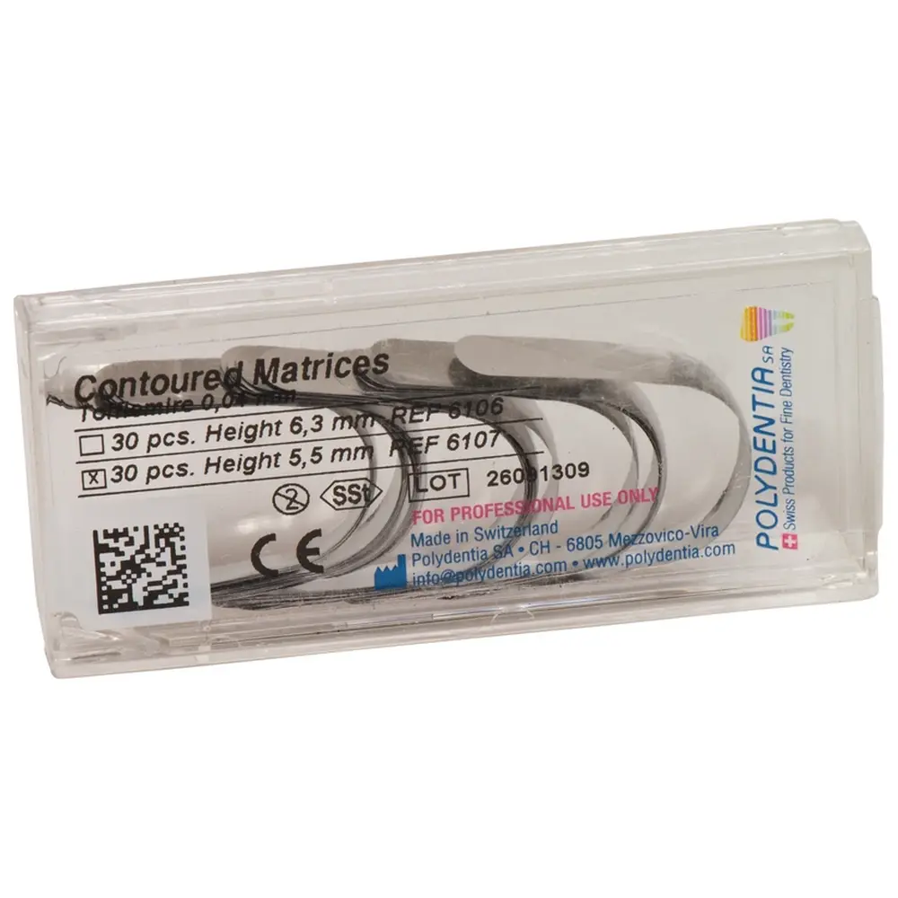 45623_Matrizen_nach_Tofflemire_bombiert__Packung_30_Stueck_Hoehe_55_mm_Staerke_004_mm_Praemolar