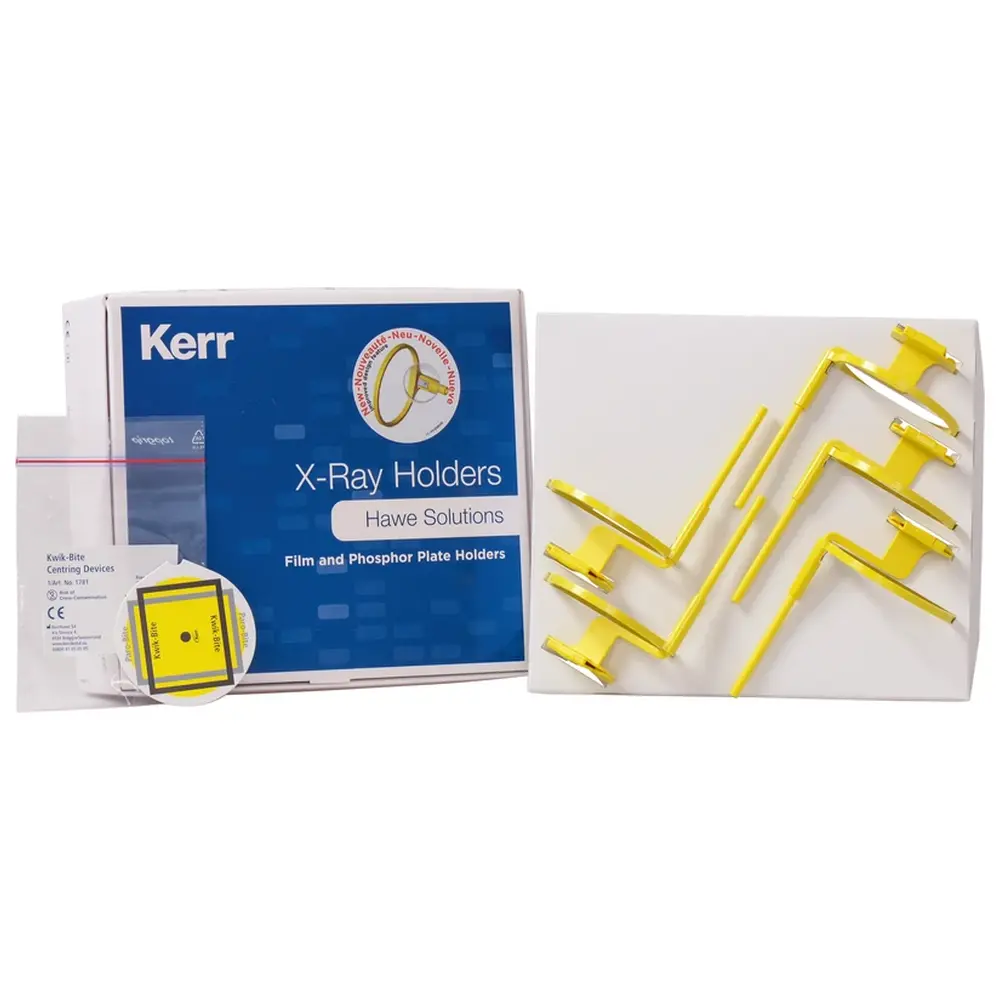 Kerr Kwik-Bite™ - Packung 5 Speicherfolienhalter mit Ring, 1 Zentrierhilfe