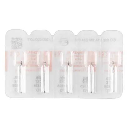 Edenta Diamanten 885 - Packung 5 Stück Standard, FG, Figur 130 Zylinder Spitze, 8 mm, ISO 012