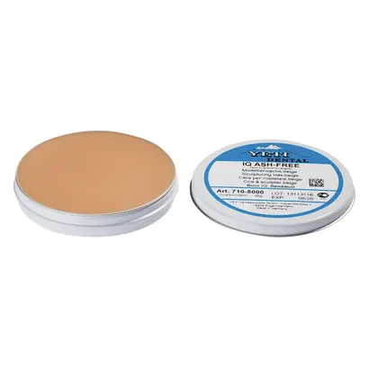 Yeti Dentalprodukte GmbH IQ ASH-FREE Modellierwachs beige Dose 45g