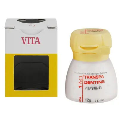VITA VM® 11 3D-MASTER® - Dose 12 g Pulver transpa dentine 1M1