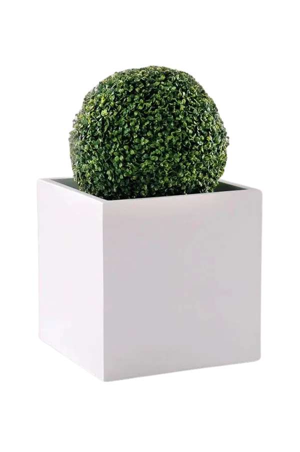 aplanta-2998108040_aplantaPflanzkuebel__Leyla__40x40x40_cm_Weiss Pflanzkübel - Leyla | 40x40x40 cm, Weiß