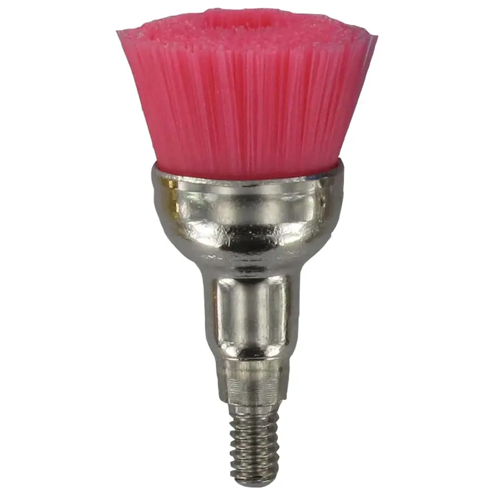 PRODENT Nylon Polierbürsten Smart - Packung 100 Stück pink, weich, screw