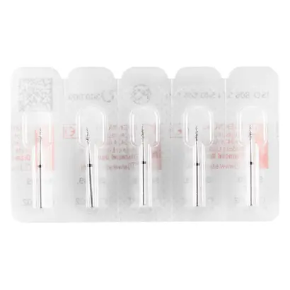 Edenta Diamanten 889 - Packung 5 Stück schwarz supergrob, FG, Figur 540 Flamme, 4 mm, ISO 010