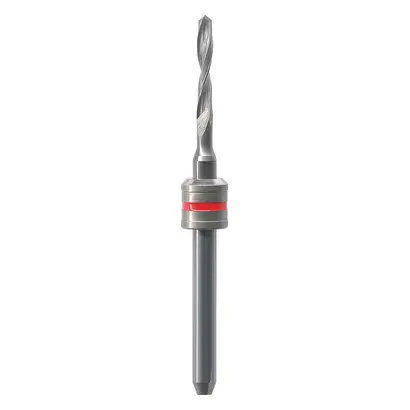Edenta CAD/CAM 1-Schneider - Stück rot, Schaft-Ø 3 mm, Figur Zylinder, Kopflänge: 16 mm, ISO 020