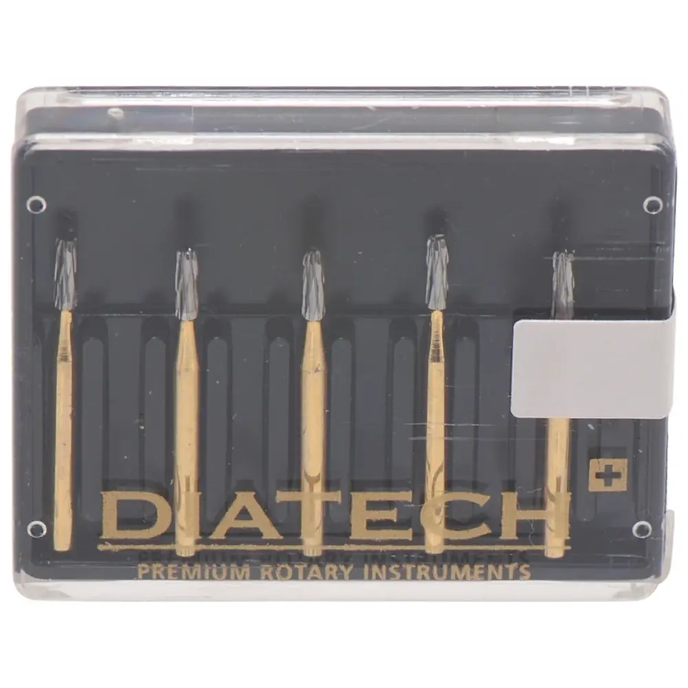 COLTENE DIATECH CX21R - Packung 5 Stück kreuzverzahnt, FG, Figur 139 rund, 4,3 mm, ISO 012